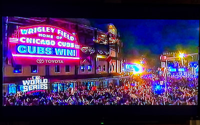 “CUBS WIN” the seventh game of the 2016 World Series