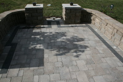 July 2009 - Patio after