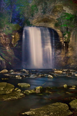Waterfall at Night Light Painted.jpg