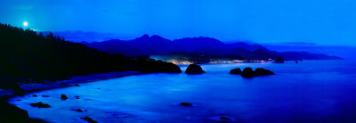 Ecola State Park Apogee moon