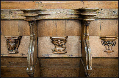 Carvings on the Choir Stalls