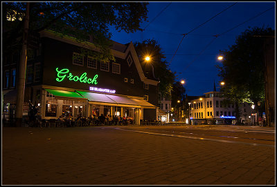 Grolsch at Night