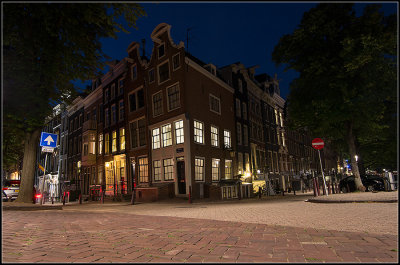 Street Corner at Night