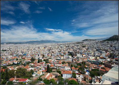 View from the Acropolis NE