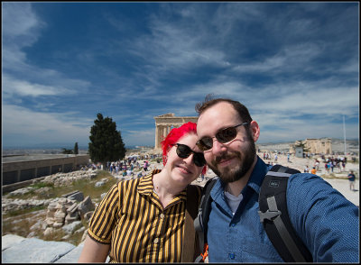In Which We Block the Parthenon with Our Heads