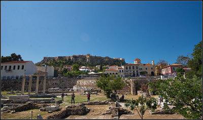 Acropolis from Hadrian's Library
