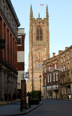 Derby Cathedral, seen from Irongate.jpg