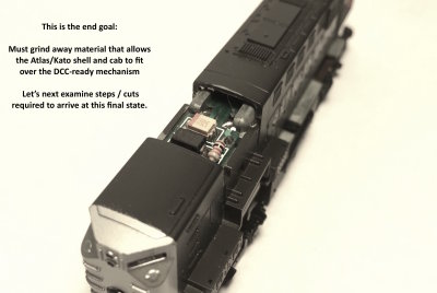 aag2 goal - Atlas-Kato shell and cab must clear entire DCC ready mechanism under cab area.jpg