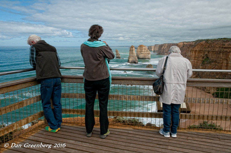 Tourists Viewing the 12 Apostles