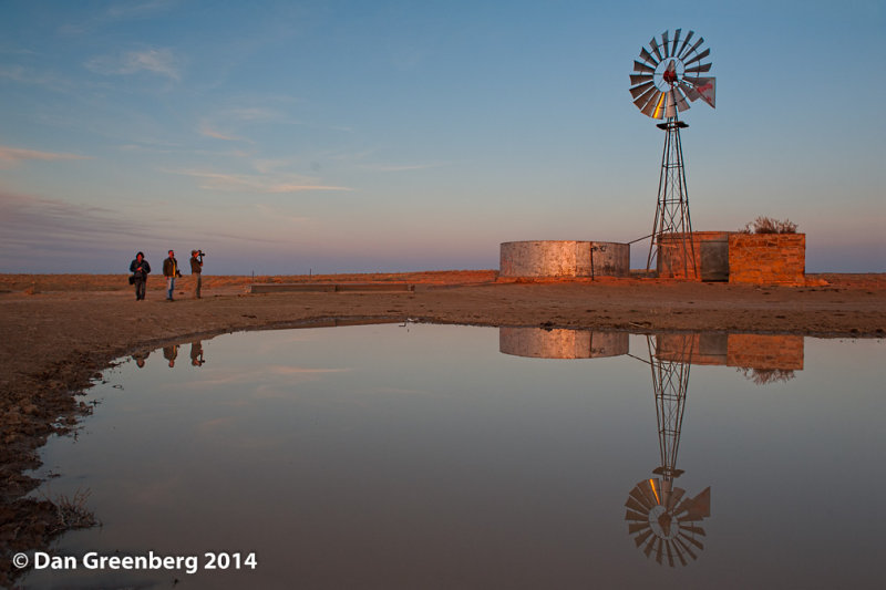 3 Photographers, Sunset and a Windmill