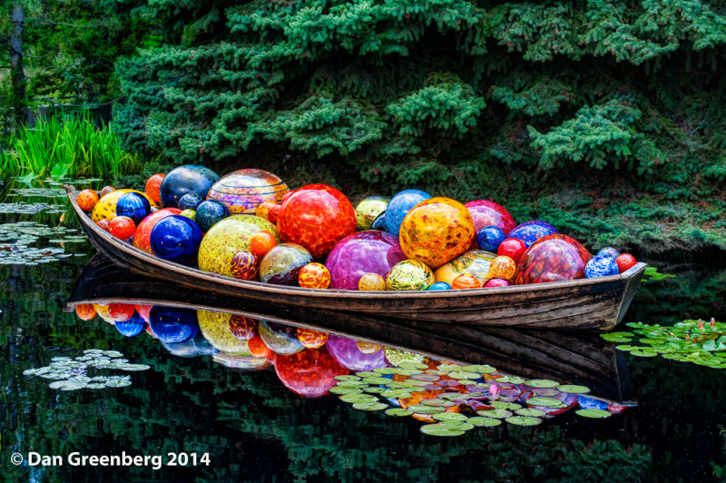 Glass Balls and Boat