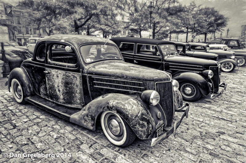 Contrasting 1936 Fords