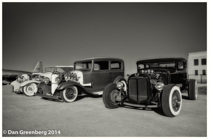 3 Old Style Hot Rods