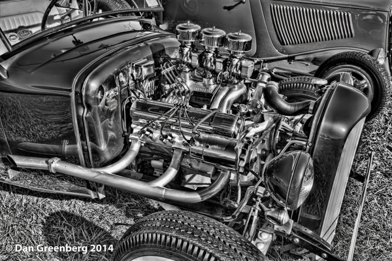 Cadillac Engine in 1931 Ford