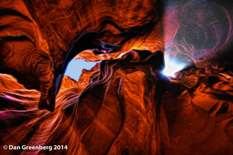 Looking Up - Upper Antelope Canyon