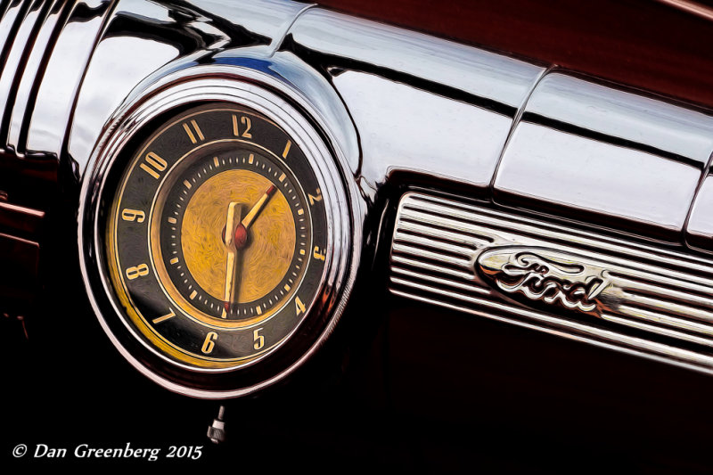 1946 Ford Clock
