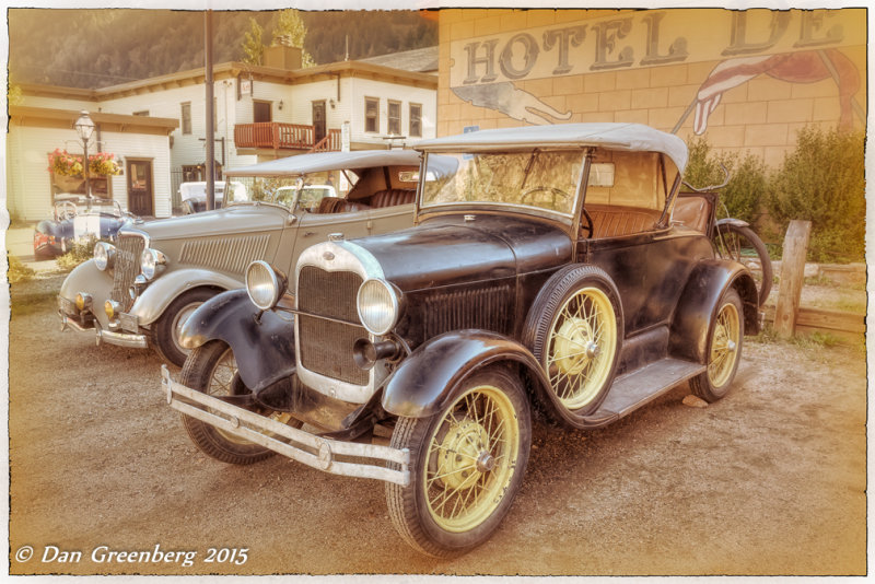 1928-29 Ford Model A Roadster with 1934 Ford Phaeton