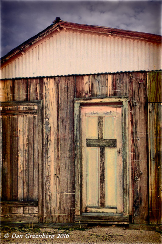A Cross on a Door