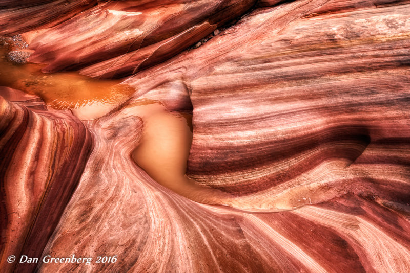 Pink Canyon Rock Swirls