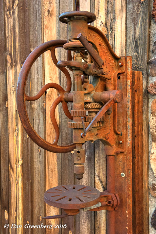 A Very Old Drill Press