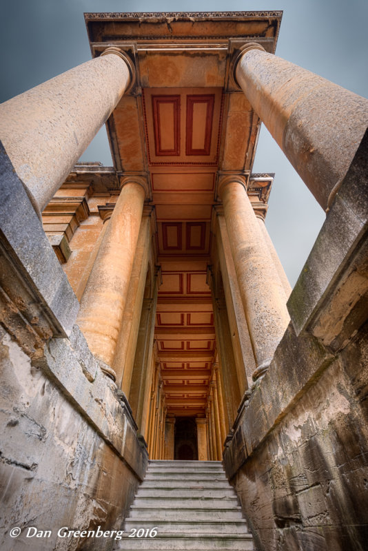 Stairway and Columns