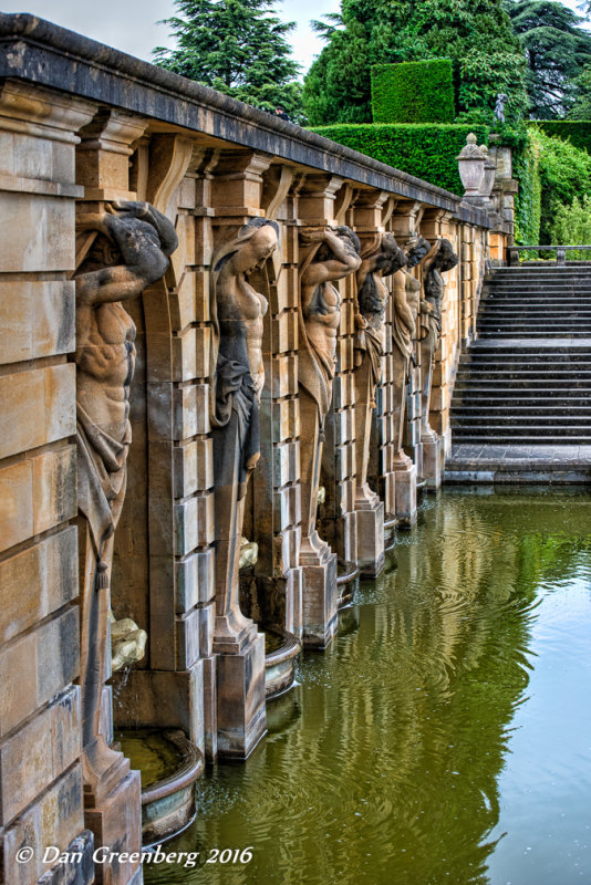 Sculptures Along a Wall - Blenheim Palace