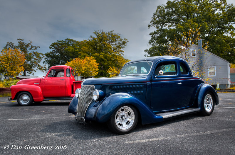 1936 Ford with 1951-53 Chevy Pickup