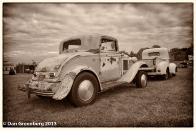 1932 Ford with 1940 Ford Pickup