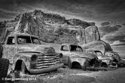 Chevy and GMC Pickups, Lupton, Arizona, 2014