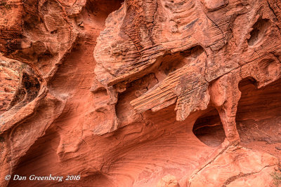 Patterns and Shapes Etched in Rock