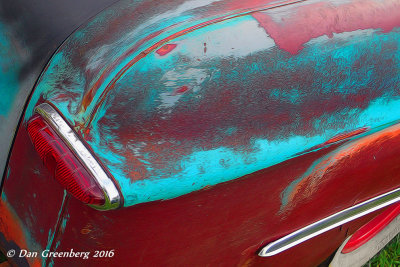 1950 Ford Rear Quarter Abstract
