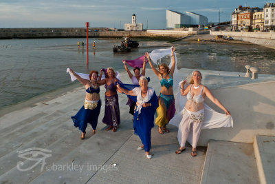 Belly Dancers at Margate Harbour!