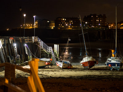 Broadstairs Harbour at Night