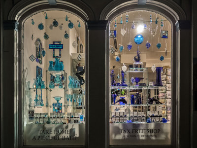 Glass shop windows in Bath
