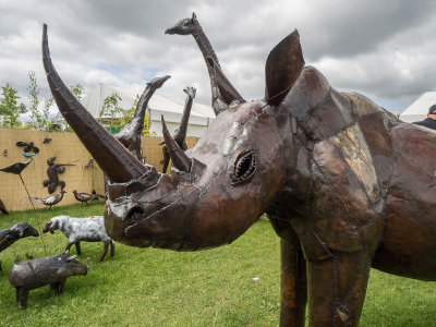 Detling Garden Show Rhino