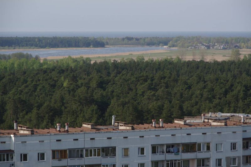 View from Ziemelblazma over Vecdaugava