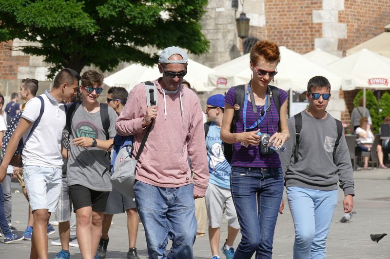 People in Krakow