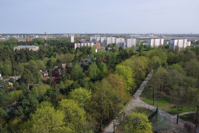 View over Ziemelblazmas parks