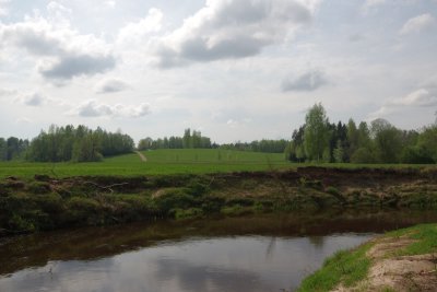 Ogre river near Ergli