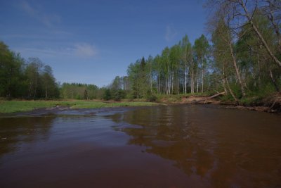 Ogre river near Mengele