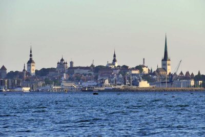 View on old Tallinn from Pirita