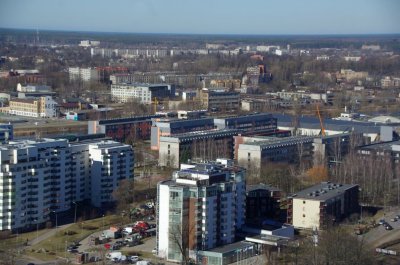 View from Swedbank on Pardaugabva