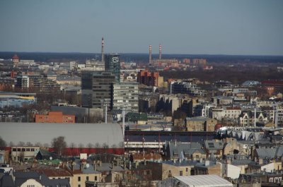 View from the Ministry of Agriculture towards Skanste and downtown