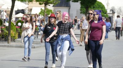 People in Krakow