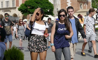 People in Krakow