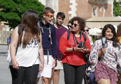 People in Krakow