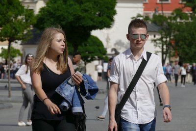 People in Krakow