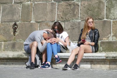 People in Krakow
