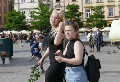 People in Krakow