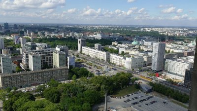 Warsaw from above